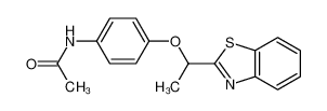 N-{4-[1-(benzothiazol-2-yl)ethoxy]phenyl}acetamide CAS:197359-90-3 manufacturer & supplier