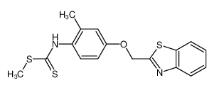 Methyl N-[4-(benzothiazol-2-ylmethoxy)-2-methylphenyl]dithiocarbamate CAS:197359-97-0 manufacturer & supplier