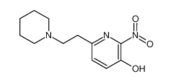 6-(2-Piperidino-ethyl)-2-nitro-3-hydroxy-pyridin CAS:19736-71-1 manufacturer & supplier