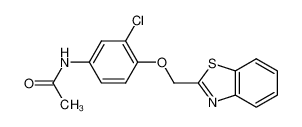 N-[4-(Benzothiazol-2-ylmethoxy)-3-chlorophenyl]acetamide CAS:197361-17-4 manufacturer & supplier