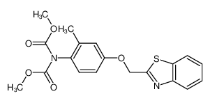 Methyl N-[4-(benzothiazol-2-ylmethoxy)-2-methylphenyl]-N-methoxycarbonylcarbamate CAS:197363-21-6 manufacturer & supplier