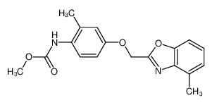 Methyl N-[2-methyl-4-(4-methylbenzoxazol-2-ylmethoxy)phenyl]carbamate CAS:197364-02-6 manufacturer & supplier