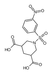 1-(3-nitro-benzenesulfonyl)piperidine-3,5-dicarboxylic acid CAS:197367-24-1 manufacturer & supplier