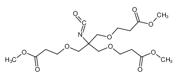 3-[2-Isocyanato-3-(2-methoxycarbonyl-ethoxy)-2-(2-methoxycarbonyl-ethoxymethyl)-propoxy]-propionic acid methyl ester CAS:197368-12-0 manufacturer & supplier