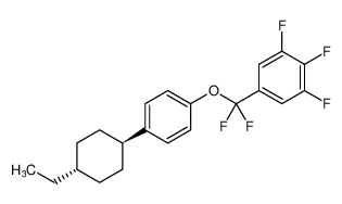 5-((4-((1r,4r)-4-ethylcyclohexyl)phenoxy)difluoromethyl)-1,2,3-trifluorobenzene CAS:197368-28-8 manufacturer & supplier