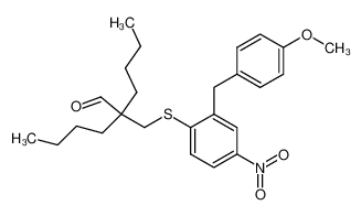 2-Butyl-2-[2-(4-methoxy-benzyl)-4-nitro-phenylsulfanylmethyl]-hexanal CAS:197378-29-3 manufacturer & supplier