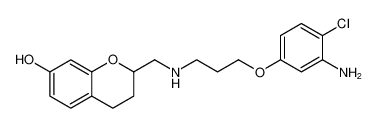 2-(((3-(3-amino-4-chlorophenoxy)propyl)amino)methyl)chroman-7-ol CAS:197387-85-2 manufacturer & supplier