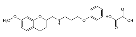 N-((7-methoxychroman-2-yl)methyl)-3-phenoxypropan-1-amine oxalate CAS:197388-47-9 manufacturer & supplier