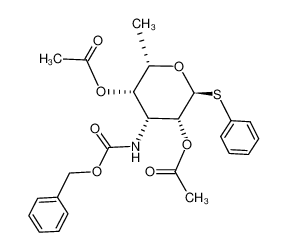 Acetic acid (2S,3R,4R,5S,6S)-5-acetoxy-4-benzyloxycarbonylamino-6-methyl-2-phenylsulfanyl-tetrahydro-pyran-3-yl ester CAS:197388-90-2 manufacturer & supplier