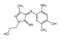 5-imino-4-[(2'-amino-4'-hydroxy-5'-methyl)phenyl]imino-3-methyl-1-(β-hydroxyethyl)pyrazoline CAS:197433-71-9 manufacturer & supplier