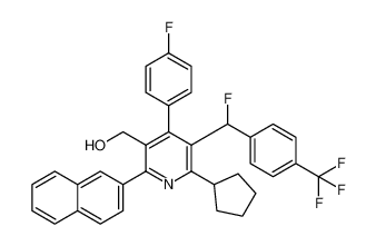 (6-cyclopentyl-5-(fluoro(4-(trifluoromethyl)phenyl)methyl)-4-(4-fluorophenyl)-2-(naphthalen-2-yl)pyridin-3-yl)methanol CAS:197435-64-6 manufacturer & supplier