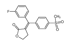 (Z)-3-[1-(3-fluorophenyl)-1-(4-methanesulphonylphenyl)methylidene]dihydrofuran-2-one CAS:197438-44-1 manufacturer & supplier