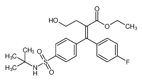 ethyl (E)-2-((4-(N-(tert-butyl)sulfamoyl)phenyl)(4-fluorophenyl)methylene)-4-hydroxybutanoate CAS:197439-10-4 manufacturer & supplier