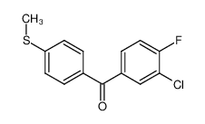 3-chloro-4-fluoro-4'-methylthiobenzophenone CAS:197439-26-2 manufacturer & supplier