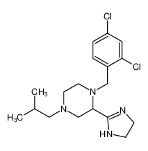 1-(2,4-dichlorobenzyl)-2-(4,5-dihydro-1H-imidazol-2-yl)-4-isobutylpiperazine CAS:197440-14-5 manufacturer & supplier