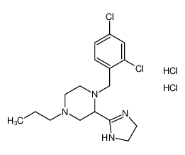 1-(2,4-dichlorobenzyl)-2-(4,5-dihydro-1H-imidazol-2-yl)-4-propylpiperazine dihydrochloride CAS:197440-28-1 manufacturer & supplier