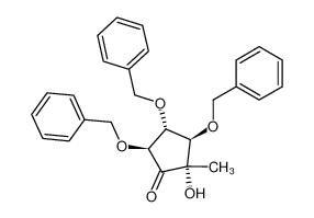 (2S,3R,4R,5S)-3,4,5-Tris-benzyloxy-2-hydroxy-2-methyl-cyclopentanone CAS:197440-68-9 manufacturer & supplier