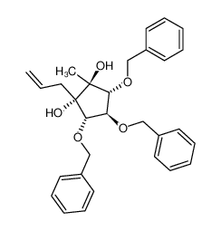 (1S,2S,3R,4R,5S)-1-Allyl-3,4,5-tris-benzyloxy-2-methyl-cyclopentane-1,2-diol CAS:197440-73-6 manufacturer & supplier