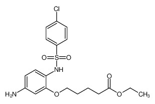 ethyl 5-(5-amino-2-((4-chlorophenyl)sulfonamido)phenoxy)pentanoate CAS:197442-72-1 manufacturer & supplier