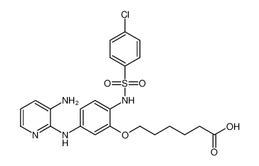 6-(5-((3-aminopyridin-2-yl)amino)-2-((4-chlorophenyl)sulfonamido)phenoxy)hexanoic acid CAS:197442-97-0 manufacturer & supplier