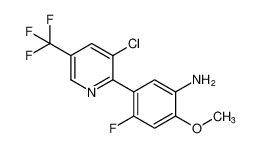 5-(3-chloro-5-(trifluoromethyl)pyridin-2-yl)-4-fluoro-2-methoxyaniline CAS:197446-81-4 manufacturer & supplier