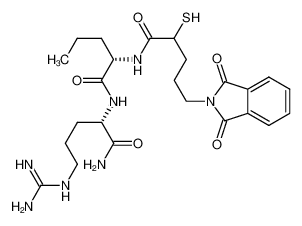 N-(2-mercapto-5-phthalimidopentanoyl)-L-norvalyl-L-argininamide CAS:197453-46-6 manufacturer & supplier