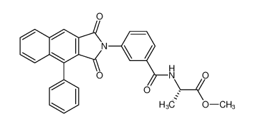 methyl (3-(1,3-dioxo-4-phenyl-1,3-dihydro-2H-benzo[f]isoindol-2-yl)benzoyl)-L-alaninate CAS:197454-27-6 manufacturer & supplier