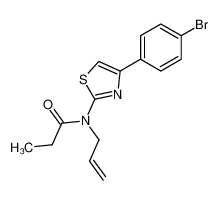 N-allyl-N-[4-(4-bromo-phenyl)-thiazol-2-yl]-propionamide CAS:19746-02-2 manufacturer & supplier