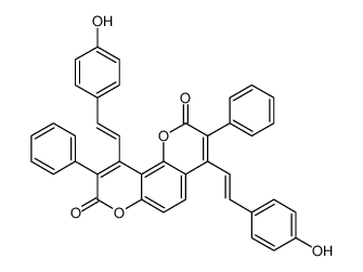 4,10-bis((E)-4-hydroxystyryl)-3,9-diphenyl-2H,8H-pyrano[2,3-f]chromene-2,8-dione CAS:197461-11-3 manufacturer & supplier