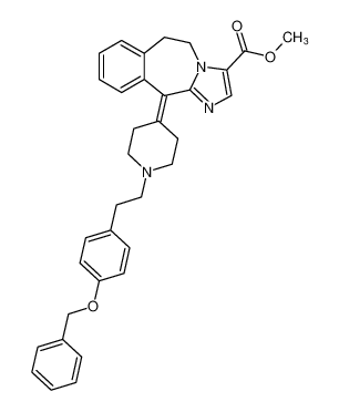 methyl 11-(1-(4-(benzyloxy)phenethyl)piperidin-4-ylidene)-6,11-dihydro-5H-benzo[d]imidazo[1,2-a]azepine-3-carboxylate CAS:197510-22-8 manufacturer & supplier