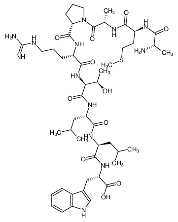 L-Tryptophan,L-alanyl-L-methionyl-L-alanyl-L-prolyl-L-arginyl-L-threonyl-L-leucyl-L-leucyl- CAS:197511-66-3 manufacturer & supplier