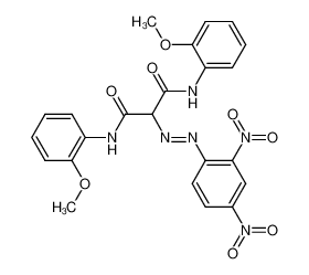 2-(2,4-Dinitro-phenylazo)-N,N'-bis-(2-methoxy-phenyl)-malonamide CAS:19752-02-4 manufacturer & supplier