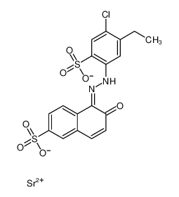 strontium,(5Z)-5-[(4-chloro-5-ethyl-2-sulfonatophenyl)hydrazinylidene]-6-oxonaphthalene-2-sulfonate CAS:197566-90-8 manufacturer & supplier