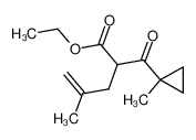 (+-)-Methyl-cyclopropyl-(1-ethoxy-carbonyl-3-methyl-buten-(3)-yl)-keton CAS:19758-85-1 manufacturer & supplier