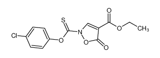 ethyl 2-((4-chlorophenoxy)carbonothioyl)-5-oxo-2,5-dihydroisoxazole-4-carboxylate CAS:197582-14-2 manufacturer & supplier