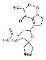 2-(4-Methyl-1-triethylsilanyloxy-pent-4-enyl)-5-oxo-cyclopent-1-enecarboxylic acid dimethylamide CAS:197583-46-3 manufacturer & supplier