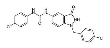 1-(1-(4-chlorobenzyl)-3-oxo-2,3-dihydro-1H-indazol-5-yl)-3-(4-chlorophenyl)urea CAS:197584-48-8 manufacturer & supplier