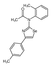 N-o-tolyl-N-(4-p-tolyl-selenazol-2-yl)-acetamide CAS:19761-91-2 manufacturer & supplier