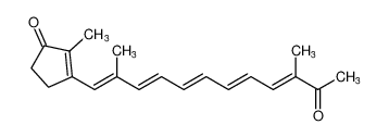 3-((1E,3E,5E,7E,9E)-2,10-dimethyl-11-oxododeca-1,3,5,7,9-pentaen-1-yl)-2-methylcyclopent-2-en-1-one CAS:197631-46-2 manufacturer & supplier