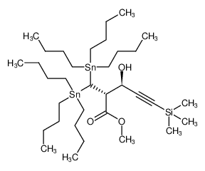 methyl (2R,3R)-2-(bis(tributylstannyl)methyl)-3-hydroxy-5-(trimethylsilyl)pent-4-ynoate CAS:197645-09-3 manufacturer & supplier