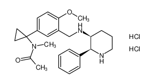 N-(1-(4-methoxy-3-((((2S,3S)-2-phenylpiperidin-3-yl)amino)methyl)phenyl)cyclopropyl)-N-methylacetamide dihydrochloride CAS:197654-27-6 manufacturer & supplier