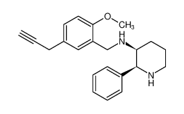 3-Piperidinamine,N-[[2-methoxy-5-(2-propynyl)phenyl]methyl]-2-phenyl-, (2S-cis)- CAS:197654-56-1 manufacturer & supplier