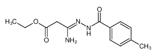 3-Amino-3-[(4-methyl-benzoyl)-hydrazono]-propionic acid ethyl ester CAS:197655-19-9 manufacturer & supplier