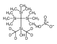 nitric acid compound with bis(methyl-d3)(tris(trimethylsilyl)methyl)silanol (1:1) CAS:197658-63-2 manufacturer & supplier