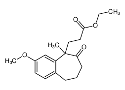 ethyl 3-(3-methoxy-5-methyl-6-oxo-6,7,8,9-tetrahydro-5H-benzo[7]annulen-5-yl)propanoate CAS:197661-89-5 manufacturer & supplier