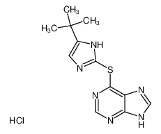 6-(4-t-Butylimidazol-2-thio)purin-Hydrochlorid CAS:19767-80-7 manufacturer & supplier