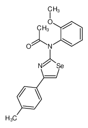 N-(2-methoxy-phenyl)-N-(4-p-tolyl-selenazol-2-yl)-acetamide CAS:19769-44-9 manufacturer & supplier