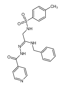 p-Toluolsulfonyl-aminoacet-(N1-isonicotinoyl-N3-benzyl-amidrazon) CAS:19769-72-3 manufacturer & supplier