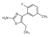 5-ethyl-4-(2-fluoro-5-methyl-phenyl)-thiazol-2-ylamine CAS:1977-41-9 manufacturer & supplier