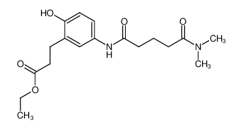 ethyl-3-{5-[4-(dimethylaminocarbonyl)butanoylamino]-2-hydroxyphenyl}propanoate CAS:197707-72-5 manufacturer & supplier